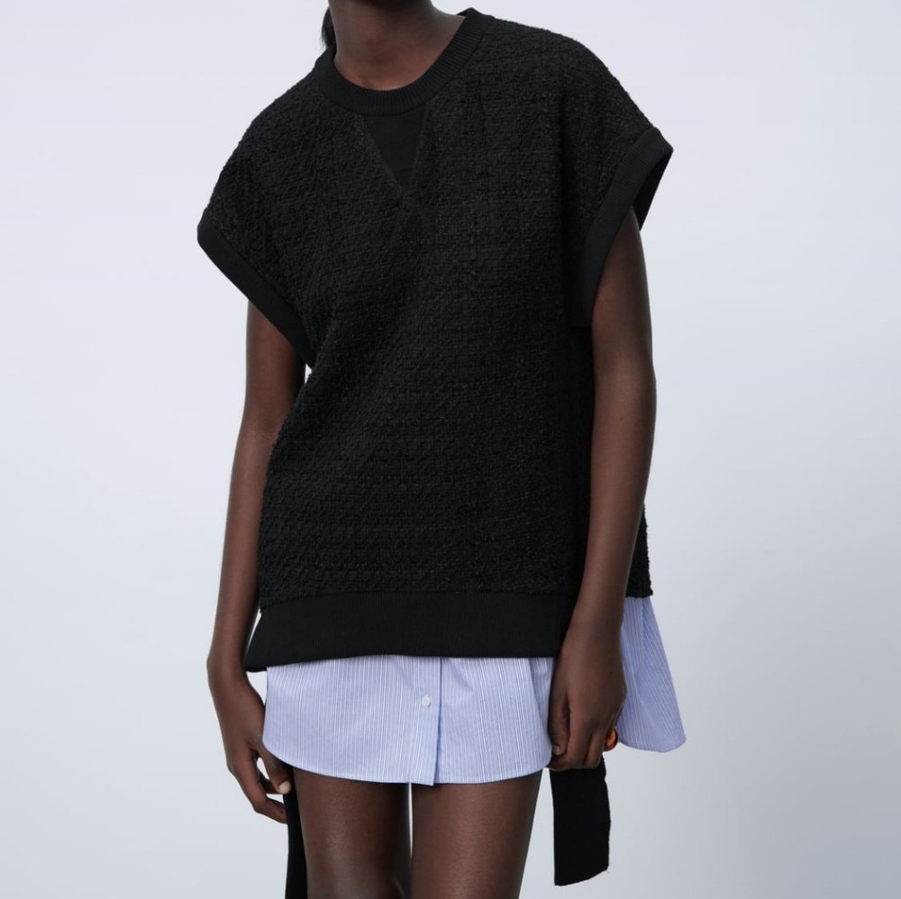 ZARA combination mini dress